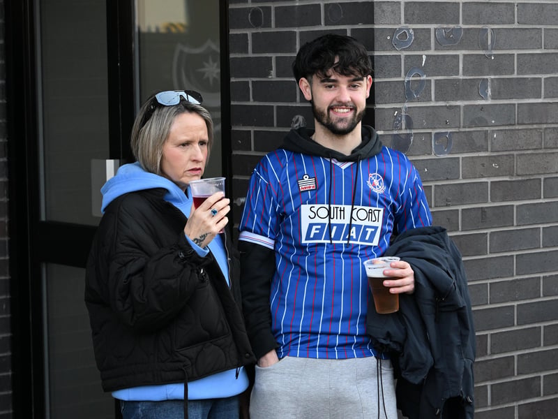 Pompey fans were in full voice as they enjoyed the occasion with John Mousinho's side toppling Championship leaders Leeds United. Pics: Graham Hunt/ProSportsImages