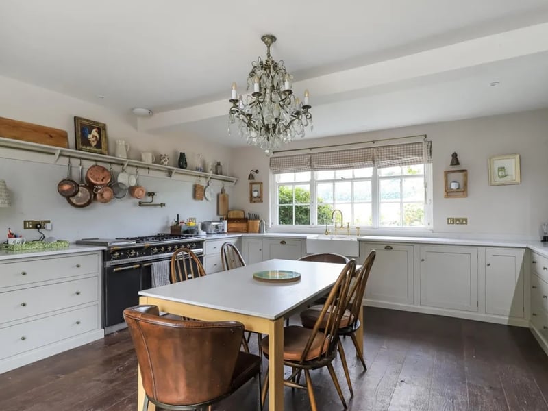 This listing is on the market for £2.25m and it is being sold with Knight Frank - Winchester Sales.