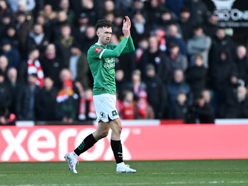 Argyle’s top scorer missed four games with a back injury before a cameo off the bench on Saturday against Sheffield Wednesday. The striker will continue to be assessed whether he will be fit to feature at Fratton Park.