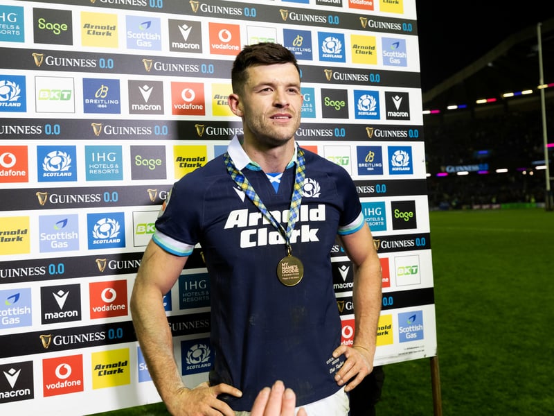The full-back was player of the match in the win over Wales, scoring two tries and posing a threat throughout.