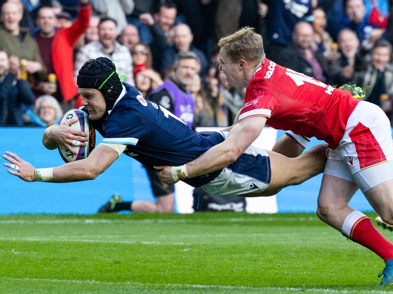 Marked his return after concussion with a first-half try versus Wales, his 30th for Scotland in 45 Test matches.