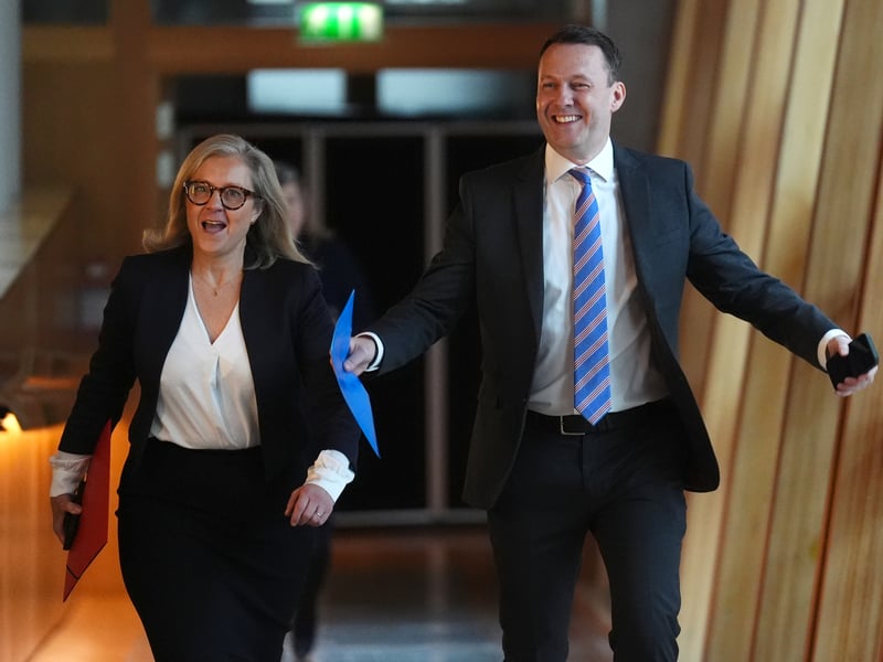 Scottish Conservative deputy leader Rachael Hamilton said the public would not forget the division caused by Ms Sturgeon.
She said: “We wish any departing MSP well, regardless of their party or politics.
“But we cannot forget the deep divisions in our country that Nicola Sturgeon created, fostered and encouraged.
“By any objective analysis, her record as First Minister is one of failure. Scottish education standards collapsed on her watch and the poverty-related attainment gap, which she promised to eradicate, widened.
“She presided over a drugs-death emergency, a ferries scandal, a crisis in our NHS, crumbling roads – and all while raising taxes on hard-working Scots, which stifled economic growth.
“Her reckless gender self-ID policy betrayed women, her soft-touch approach to justice betrayed victims and her shameful deletion of Covid WhatsApp messages denied bereaved families answers and highlighted the secrecy and cynicism that characterised her government.”