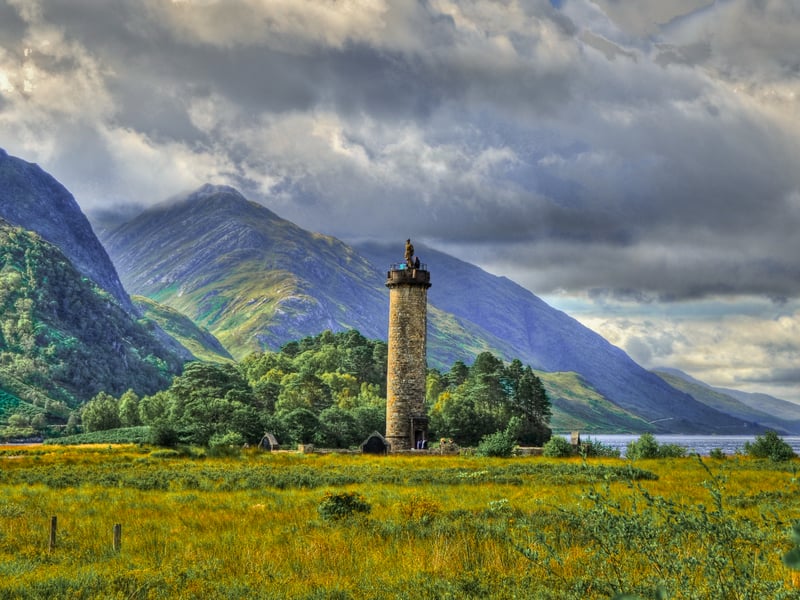 Set in breathtaking scenery at the head of Loch Shiel, the Glenfinnan Monument stands where Bonnie Prince Charlie witnessed the gathering of 1,200 clansmen who pledged their allegiance to the Jacobite cause and restore the Stuart monarchy to the British throne.
The monument was built over 200 years ago in 1815 as a tribute to ‘the generous zeal and undaunted bravery’ of those Highlanders who ‘fought and bled in that arduous and unfortunate enterprise’ – the 1745 Jacobite Rising.
The monument enjoyed a 1% rise in visitors last year.