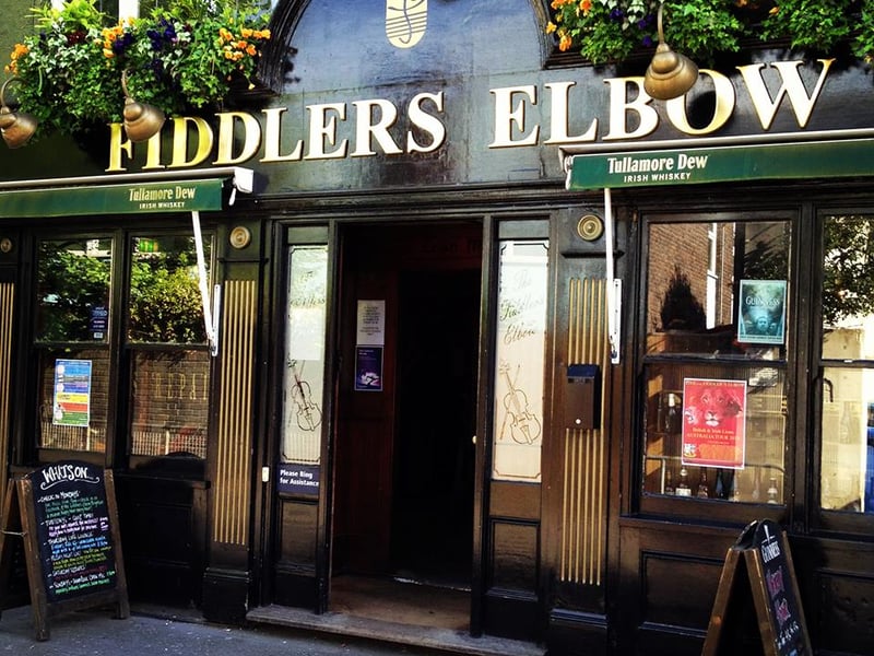 Brighton based Irish pub Fiddler’s Elbow boasts plenty of Irish charm and is known for its summer street parties.