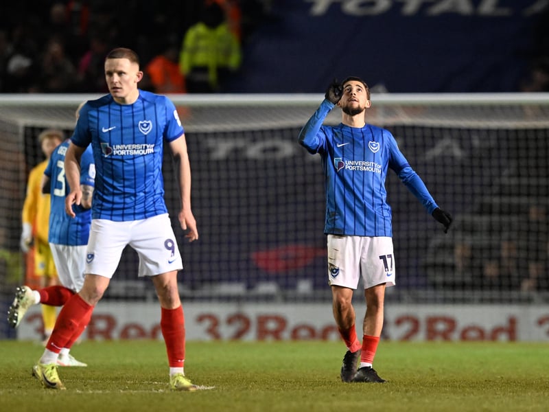 Pompey match action v Plymouth