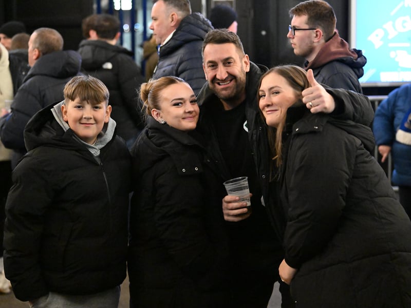 Pompey fans turned out to back their side under the Fratton lights against Plymouth Argyle last night.
