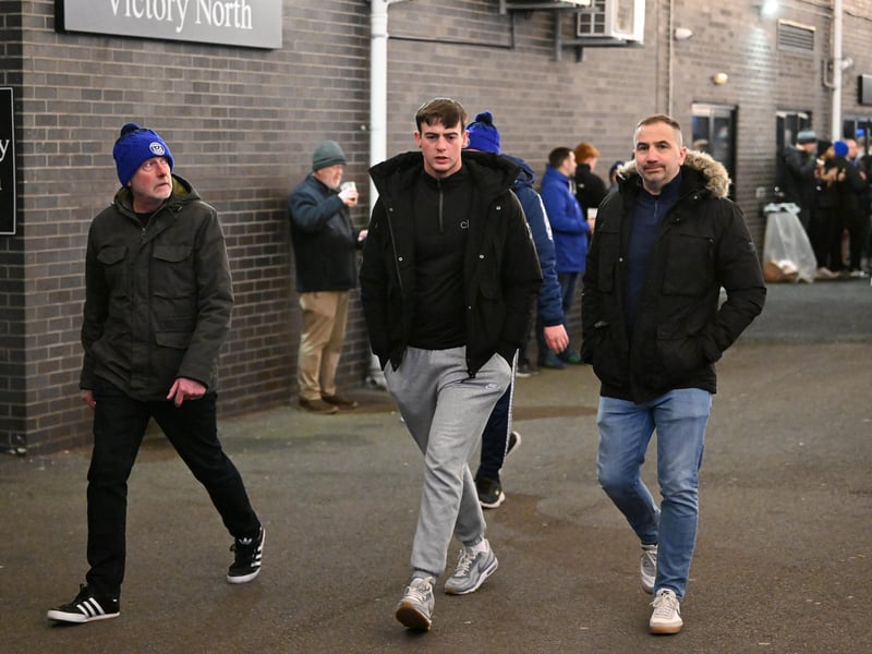 Pompey fans turned out to back their side under the Fratton lights against Plymouth Argyle last night.