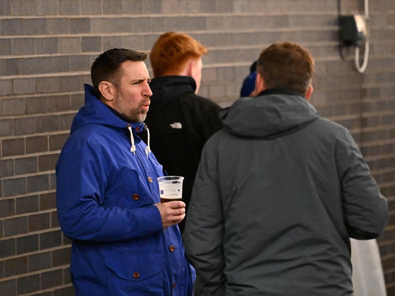 Pompey fans turned out to back their side under the Fratton lights against Plymouth Argyle last night.