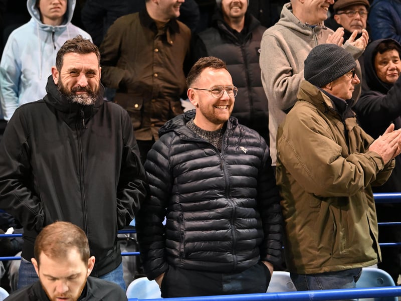 Pompey fans turned out to back their side under the Fratton lights against Plymouth Argyle last night.