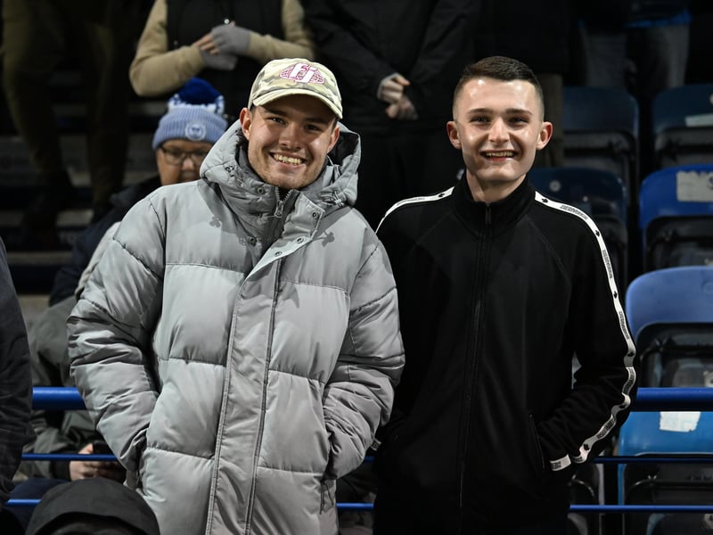 Pompey fans turned out to back their side under the Fratton lights against Plymouth Argyle last night.