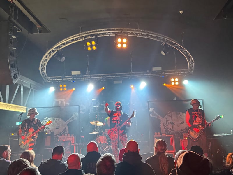 There was plenty of singing along as Dirt Box Disco played songs from their seven studio albums.