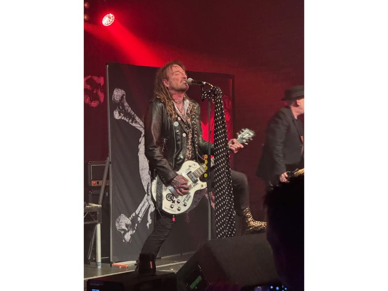 Wildhearts lead singer Ginger was in great form throughout the gig.