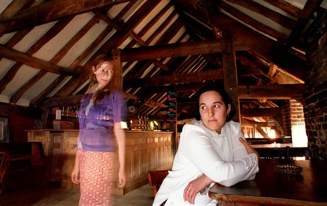 Do you remember Louise Horner? She was landlady of The Counting House, the oldest haunted pub in Yorkshire. Pictured in October 1997.