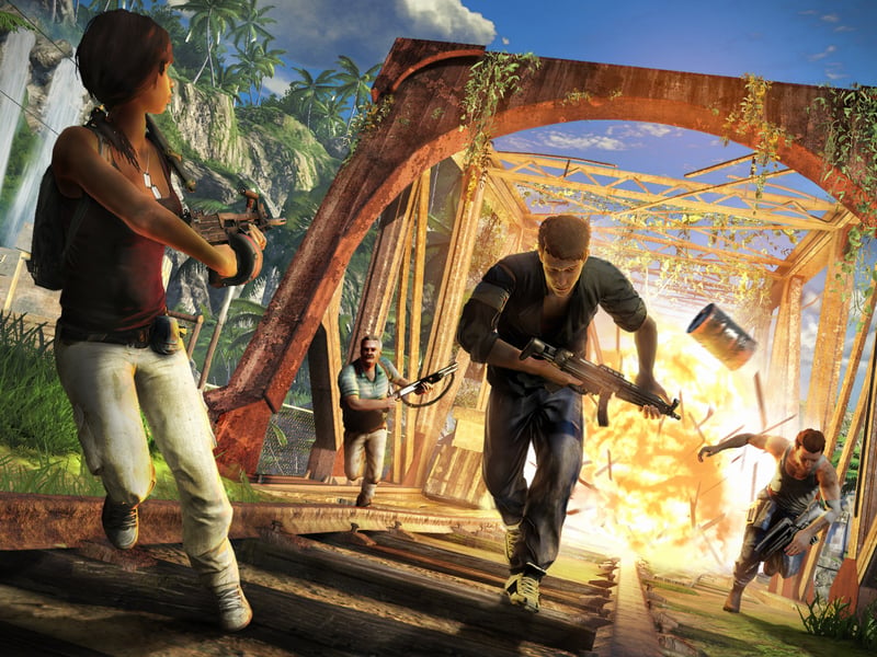In Far Cry 3’s co-operative mode, “Scottish thug” Callum is among the game’s playable characters. Described as a petty criminal and chef, he is the self-appointed leader of the group who was raised in Glasgow. He is voiced by Scottish actor Stuart Martin who has appeared in films such as Our Ladies and Rebel Moon.