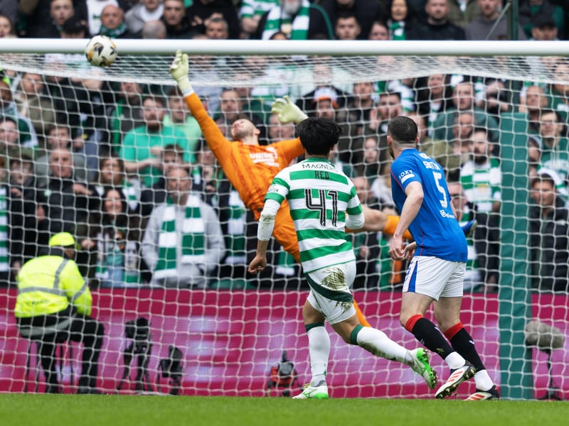 Superb fingertip save to deny Reo Hatate's first-half strike but took a share of the blame for Celtic's first goal with a poor kick out putting his team under pressure. 6