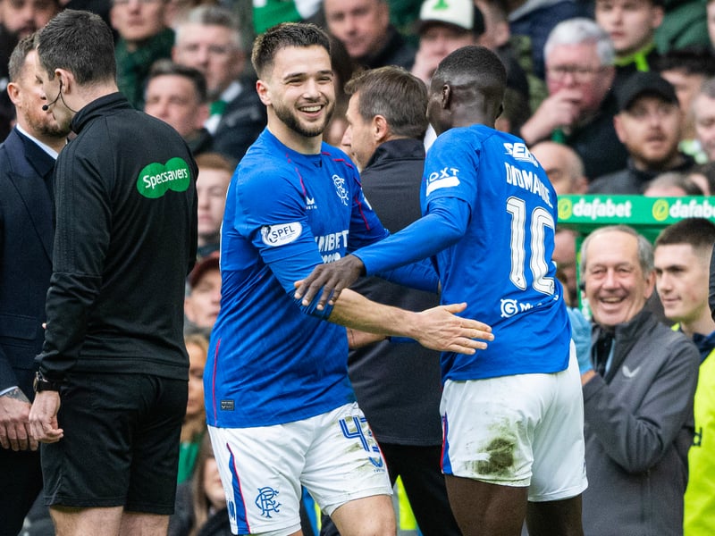 Rangers' best player since the turn of the year? It's hard to argue he isn't. Starting to really fulfil his potential with the club, and topped off his good recent form with an international debut for Belgium last week. One of the most valuable at Ibrox.