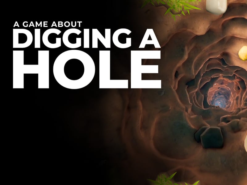 With an even more literal name, A Game About Digging A Hole from indie developer Cyberwave has become something of a sensation online. In this game you do exactly what the title says – you dig holes. Specifically you dig holes around your garden to find buried items you can use to upgrade your equipment. Available on Steam typically for under £5, you too can play A Game About Digging A Hole.