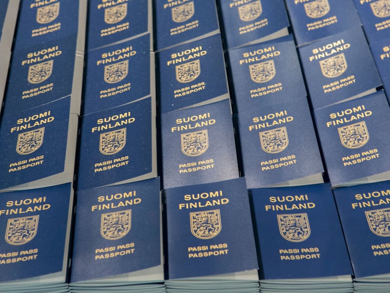 Finland is the second of three countries whose passport holders can access 176 countries - 133 visa free and 43 with a visa on arrival.