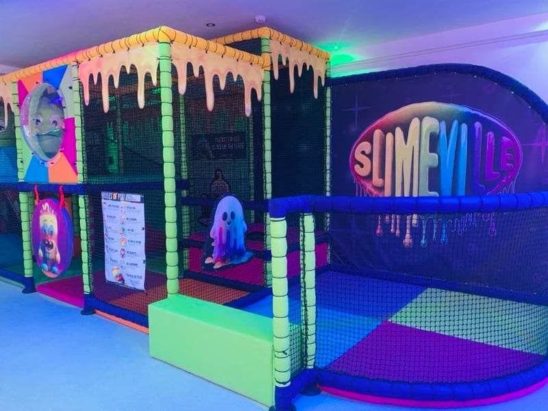 Slimeville is an interactive soft play centre with games designed for kids and families alike. Described as a ‘one-of-a-kind world’, it was created by Metin Arayo and is located on Duke Street. Aimed at children aged between three and eleven years old, Slimeville offers a host of fun games combining playing with learning and development. Children can climb the SlimeClimb wall, with challenges like chasing glowing blobs, smashing alien targets, or racing slime trails to the top