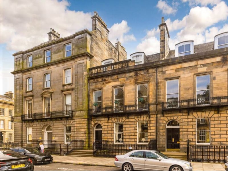 Manor Place, in Edinburgh, is the most expensive street in Scotland, according to Rightmove, with an average asking price of £820,385. This three-bedroom ground and garden apartment is on the lower levels of an original Georgian townhouse in the stylish West End of Edinburgh. It features original flooring, intricate cornicing and plasterwork, working shutters, high ceilings and marble fireplaces. There's a 'magnificent' drawing room, an open plan kitchen/dining/family room and a private walled rear tiered patio garden with mature trees and shrubbery.