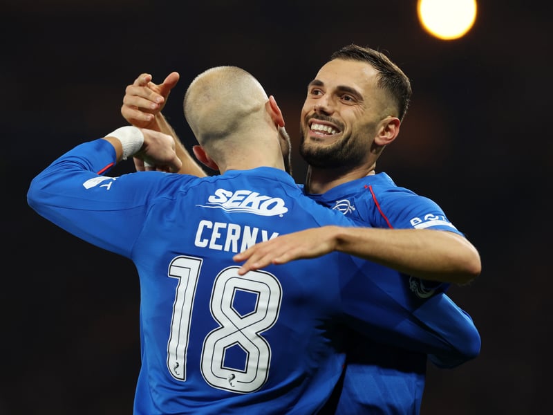The Albanian played more frequently in the Europa League, and performed well with a 7.23 average rating. Nobody created more big chances (6) for Rangers in the competition than Bajrami.