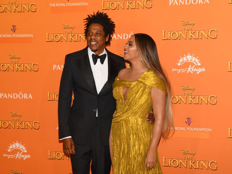 Beyoncé and Jay-Z place first, with a combined net worth of £2 billion. The couple have earned their wealth through highly successful albums, tours, and various business ventures. Jay-Z's investments in companies like Tidal and Armand de Brignac champagne have undoubtedly boosted the pair’s fortune.
