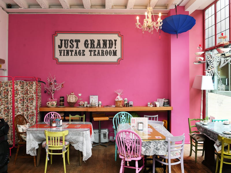 A popular choice for its tea and baked goods, Just Grand! Vintage Tearooms is a classic choice for afternoon tea according to Google, with 4.4 out of five stars based on 219 reviews.