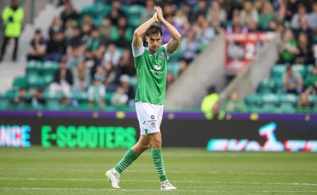 The Hibs captain has a groin problem that has ruled him out for a number of weeks, and he isn't expected to return for the visit to Celtic.