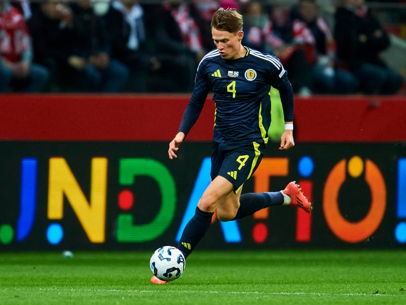 Will be 29 by the time the tournament rolls around and very much in his prime. McTominay brings physicality and goal-scoring threat from midfield. His recent form for Scotland and club consistency ensure he remains a key figure, likely playing a more advanced role.