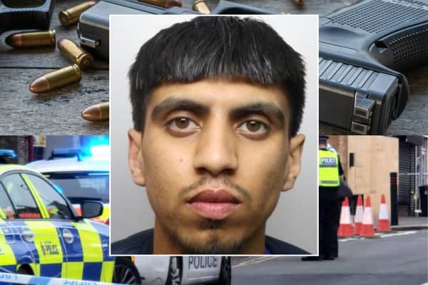 Sheffield Crown Court heard how Naveed’s crimes were exposed after the attention of police officers patrolling Abbeydale Road was drawn to a group of three balaclava-clad men, one of whom was Naveed, at 8.38pm on August 1, 2024
