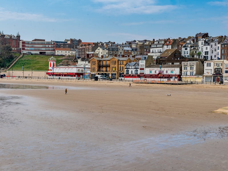 A deserted Scarborough on Easter Saturday in 2020, during the first Covid lockdown