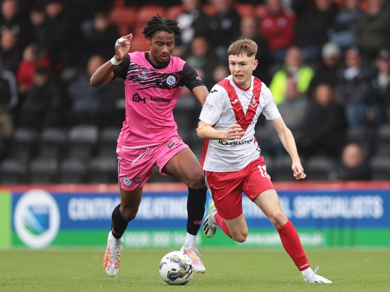 Scored one goal in 19 games for Airdrieonians in the first half of the season before retuning to Hibs and then joining Bonnyrigg Rose where he scored on his debut earlier this month.