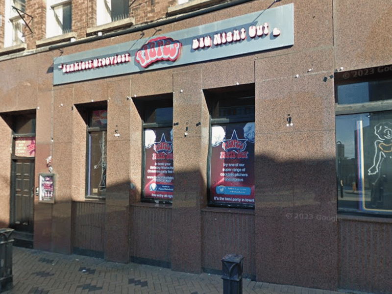 Flares on Silver Street was one of many disco-themed clubs and bars of the same name that permeated the UK across the late '90s and early '00s. The location would become Icon years later.