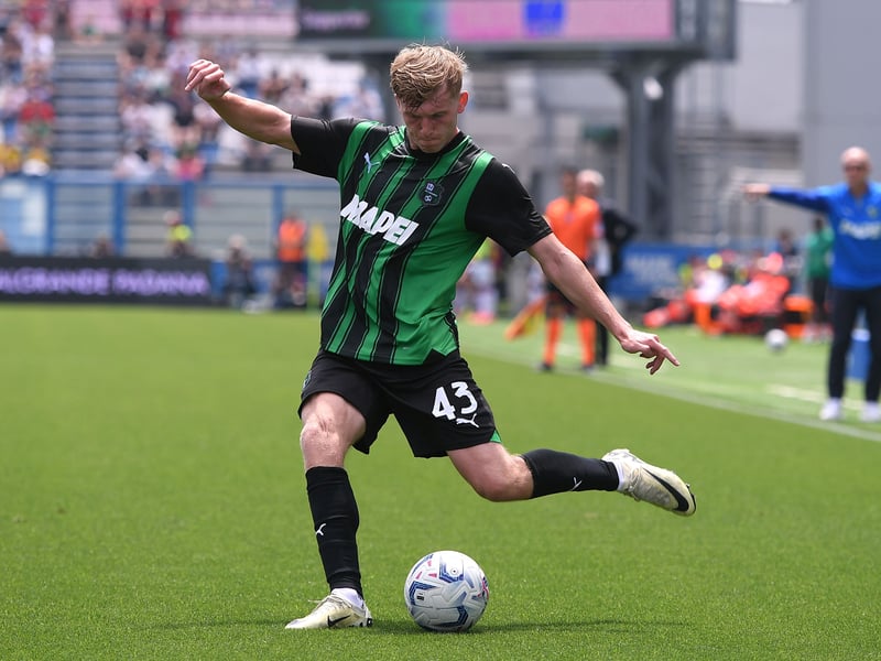 The talented young left-back made his senior debut for the national team in June. He's just won the first title of his career by helping Sassuolo take Serie B, earning him a market value of £5.9million.