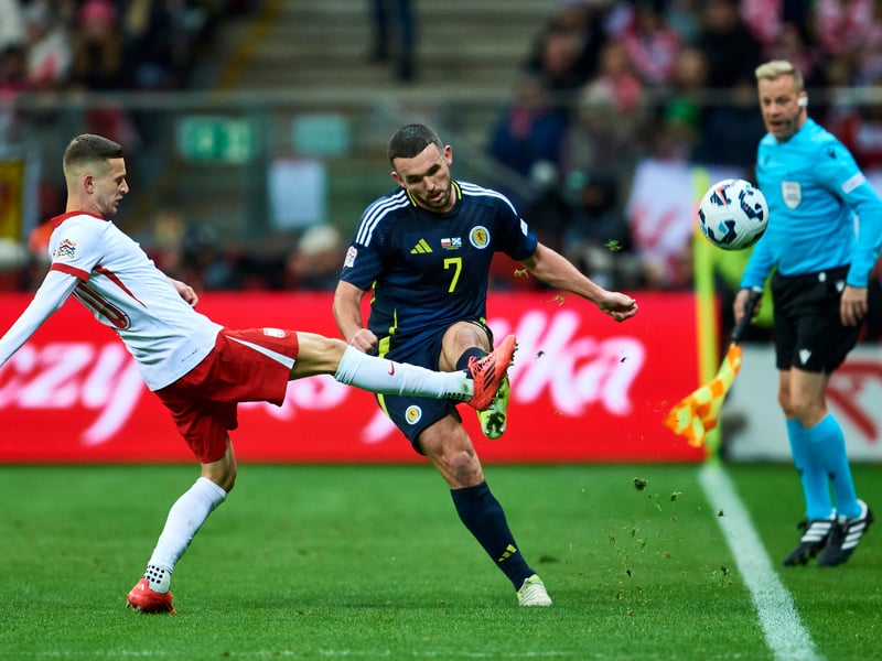 Missed two of the eight games through injury, but still rated as Scotland's best player during the Nations League. Scored a vital late winner against Croatia at Hampden, before notching against Poland again just days later as Scotland qualified for an unlikely playoff spot.