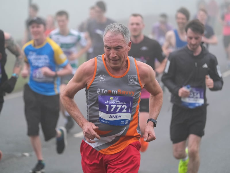 Runners in the mist near Ringinglow. Photo: Dean Atkins, National World