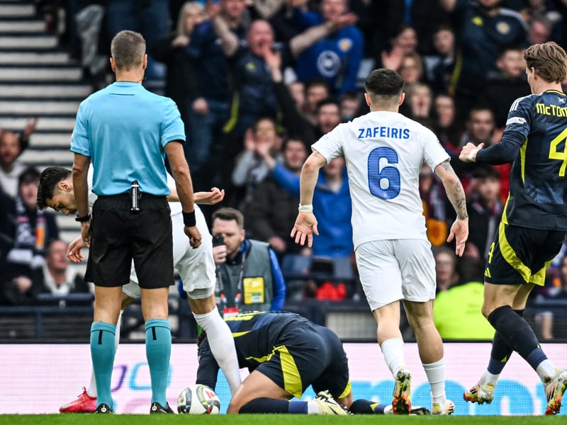 Fell over when he had a good early chance. Pressed hard, but was handled easily by the Greek defence and didn't get much of a sniff. Taken off 10 minutes into the second half.