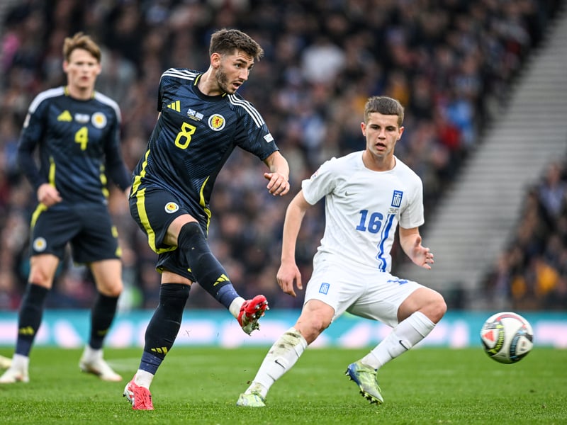 One of Scotland's brighter performers. Was good in transition, and used the ball as well as he could. His dangerous set-piece in the first-half wasn't capitalised on, and Greek scored shortly afterwards. Surprisingly taken off - which was met with boos by the Hampden crowd.