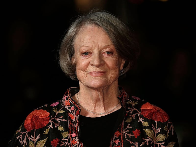 The most common surname in Scotland is Smith, with 1,832 mentions in the 2024 records. It is an occupational name, meaning 'one who works in metal', such as a blacksmith. Pictured is the late actress Dame Maggie Smith.