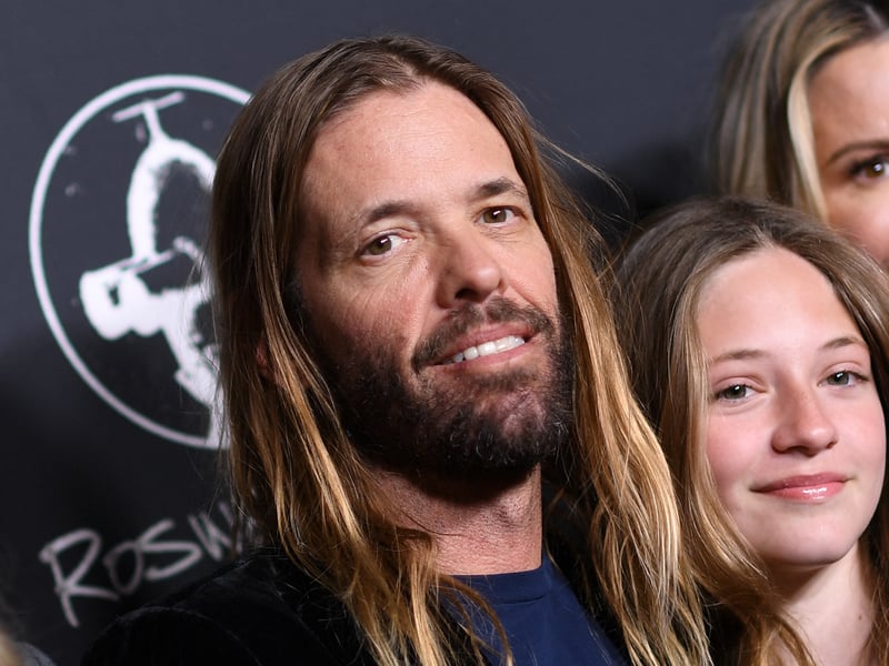Musician Taylor Hawkins attends the Open Road's premiere of "Studio 666" at the TCL Chinese Theater in Hollywood, California, on February 16, 2022.