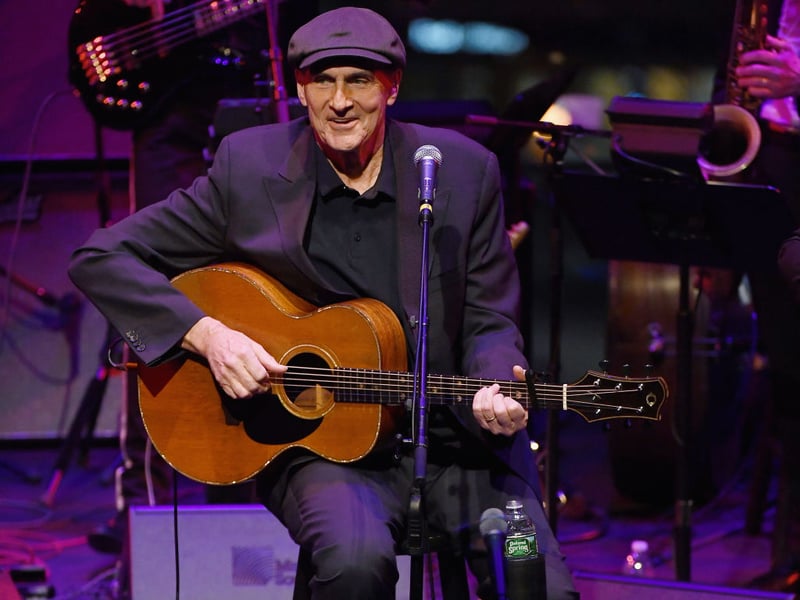 The name Taylor came up in the records of Scotland 724 times last year. An occupational name of English origin, it means 'cutter of cloth'. Pictured is singer James Taylor, who has Scottish ancestry.