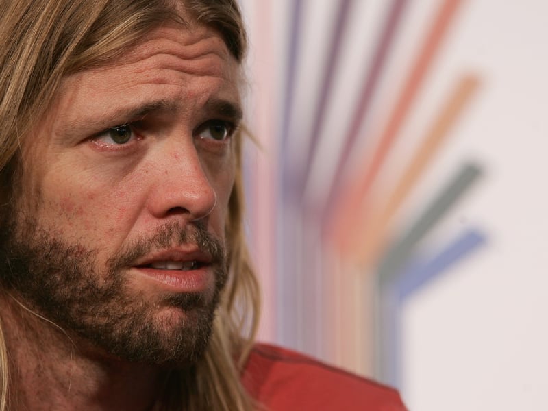 Taylor Hawkins, drummer of the Foo Fighters attends the MTV European Music Awards press conference at the Munich Town Hall on October 31, 2007 in Munich, Germany.