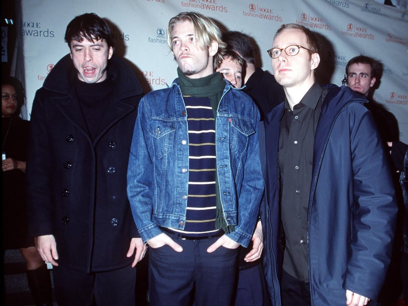 The Foo Fighters at the VH1/Vogue Fashion Awards