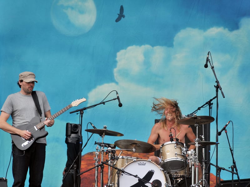 Taylor Hawkins and the Coattail Riders, Taylor Hawkins at Rock Werchter Festival, Werchter, Belgium, 3rd July 2010.