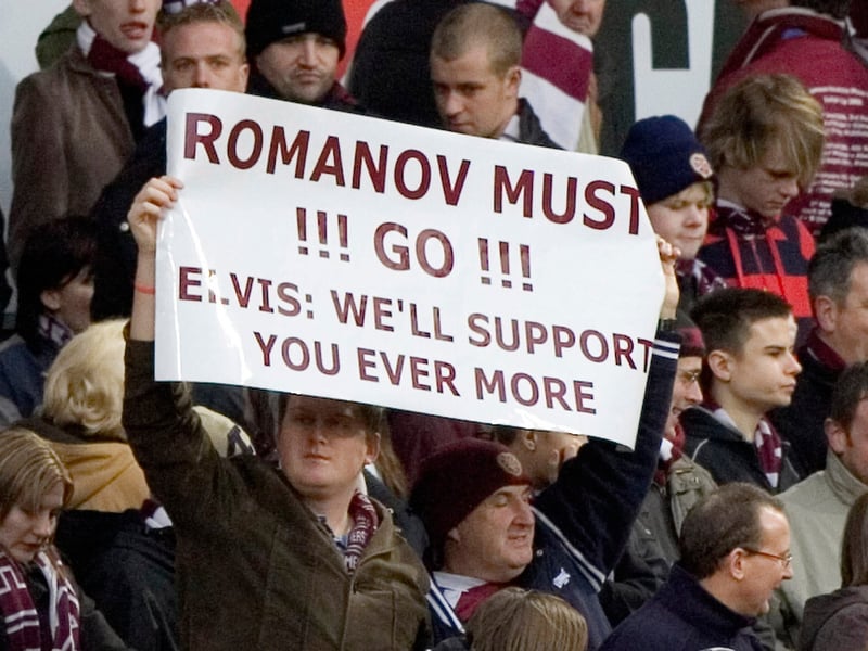 Hearts fans aired their views on the recent turmoil at Tynecastle.