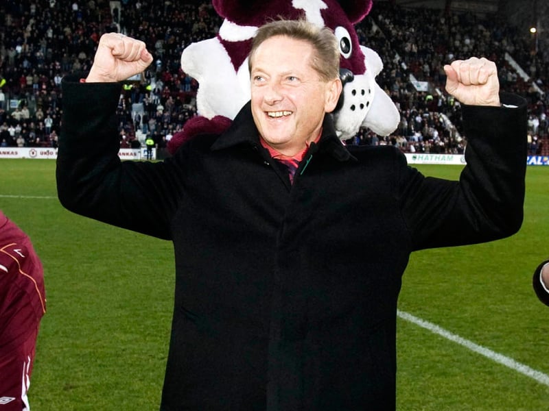 Sightings become more infrequent as performances dip. Yet, here is, on the pitch at half-time with the team leading a game they'd eventually win 4-1 vs Aberdeen.