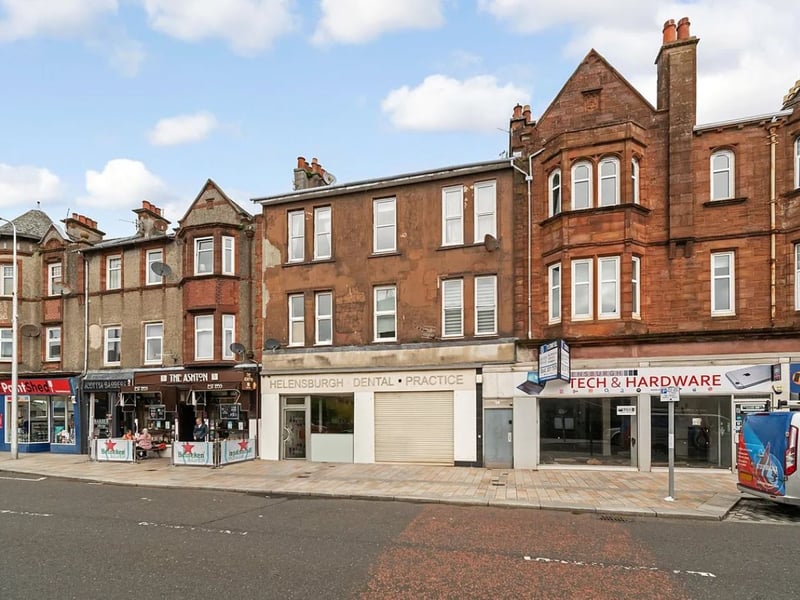 This traditional one-bedroom second floor flat on West Princes Street in Helensburgh has been reduced by £15,000 since it was first listed. It has been 'extensively upgraded', with a refitted breakfasting kitchen, and is described as an 'ideal' first time buy.