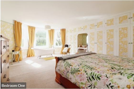 One of the bedrooms