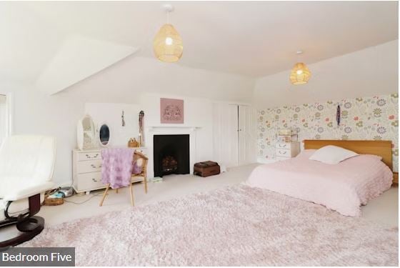 One of the bedrooms
