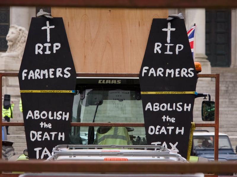 Farmers making their voices heard. Picture: Gareth Boyes